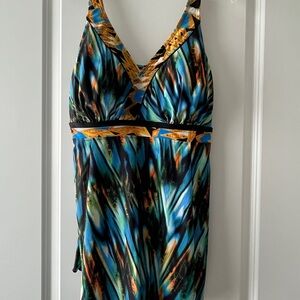 Vibrant Multicolor Swim Dress